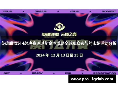 英雄联盟S14总决赛通过奖金池激励全球观众参与的市场活动分析